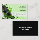 Carte De Visite services de pelouse d'été (Devant / Derrière)