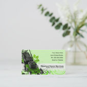 Carte De Visite services de pelouse d'été (Debout devant)