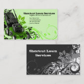Carte De Visite services de pelouse d'été (Devant / Derrière)