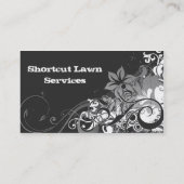 Carte De Visite services de pelouse d'été (Dos)