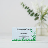 Carte De Visite Services de pelouse et de jardin (Debout devant)