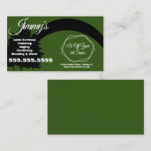 Carte De Visite Services de pelouse moderne Logo de l'arbre d'affa (Devant / Derrière)