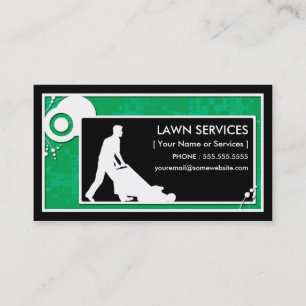 Carte De Visite services de pelouse : schéma bloc