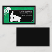 Carte De Visite services de pelouse : schéma de bloc (Devant / Derrière)