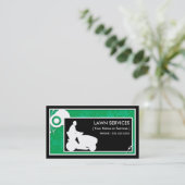 Carte De Visite services de pelouse : schéma de bloc (Debout devant)