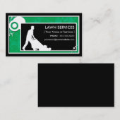 Carte De Visite services de pelouse : schéma de blocs (Devant / Derrière)