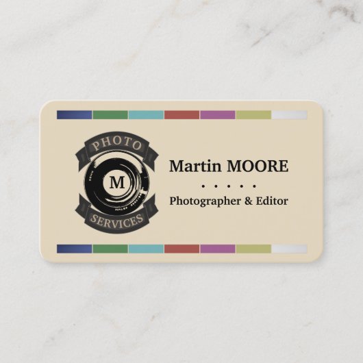 Carte De Visite Services de photo (Devant)