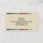 Carte De Visite Services de photo (Dos)