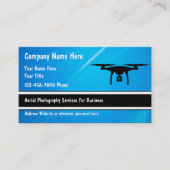 Carte De Visite Services de photographie de drone aérien (Devant)