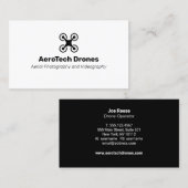 Carte De Visite Services de photographie et de vidéo des drones aé (Devant / Derrière)