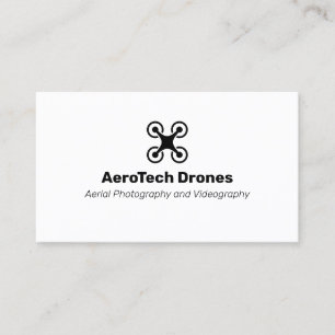 Carte De Visite Services de photographie et de vidéo des drones aé