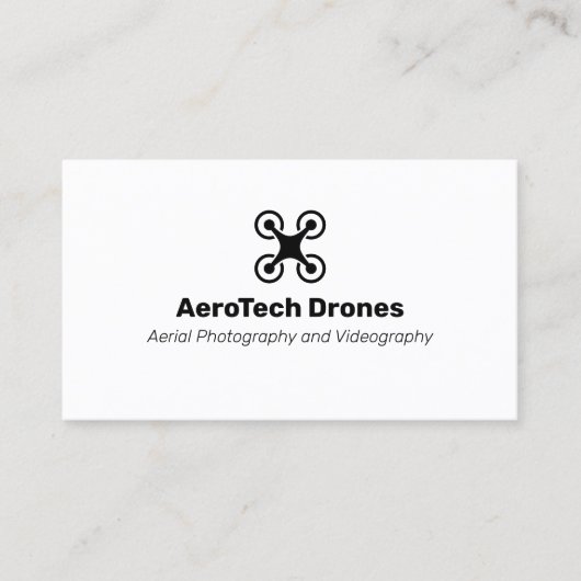 Carte De Visite Services de photographie et de vidéo des drones aé (Devant)