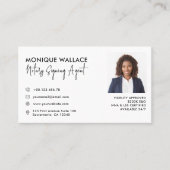 Carte De Visite Services de photographie professionnels minimaux (Devant)