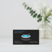 Carte De Visite Services de Piscine Professionnels (Debout devant)