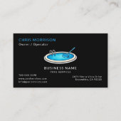 Carte De Visite Services de Piscine Professionnels (Devant)