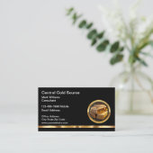 Carte De Visite Services de placement de l'or Classy (Debout devant)