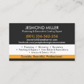 Carte De Visite Services de plastification (Dos)