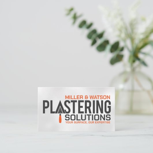 Carte De Visite Services de plastification (Debout devant)