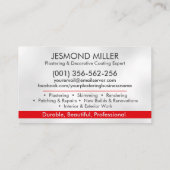 Carte De Visite Services de plastification (Dos)