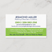 Carte De Visite Services de plastification et de peinture (Dos)