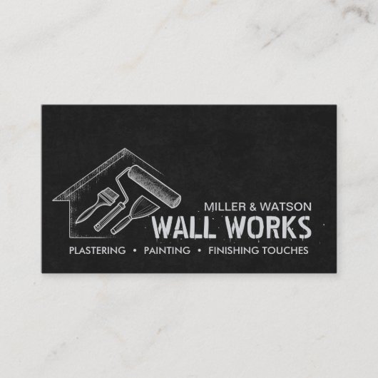 Carte De Visite Services de plastification et de peinture (Devant)