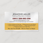 Carte De Visite Services de plastification et de peinture (Dos)