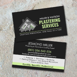Carte De Visite Services de plâtrage