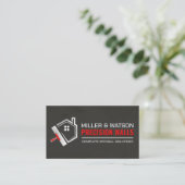 Carte De Visite Services de plâtrage de plaques de plâtre professi (Debout devant)