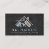 Carte De Visite Services de plâtrage Plafonds professionnels (Devant)