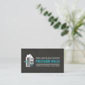 Carte De Visite Services de plâtrage professionnels modernes pour  (Debout devant)