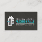 Carte De Visite Services de plâtrage professionnels modernes pour  (Devant)