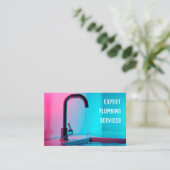 Carte De Visite Services de plomberie (Debout devant)