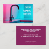 Carte De Visite Services de plomberie (Devant / Derrière)