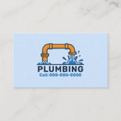 Carte De Visite Services de plomberie (Devant)
