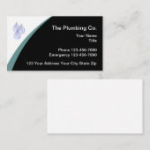 Carte De Visite Services de plomberie Design Moderne (Devant / Derrière)