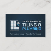 Carte De Visite Services de plomberie et de carrelage (Devant)