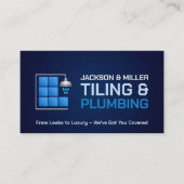 Carte De Visite Services de plomberie et de carrelage (Devant)