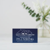 Carte De Visite Services de plomberie professionnels (Debout devant)