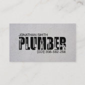 Carte De Visite Services de plomberie professionnels (Devant)