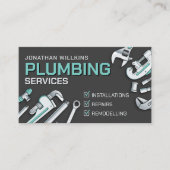 Carte De Visite Services de plomberie professionnels (Devant)