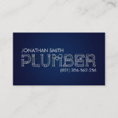 Carte De Visite Services de plomberie professionnels (Devant)