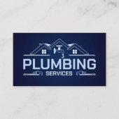 Carte De Visite Services de plomberie professionnels  (Devant)