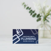 Carte De Visite Services de plomberie professionnels (Debout devant)