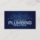 Carte De Visite Services de plomberie professionnels (Devant)