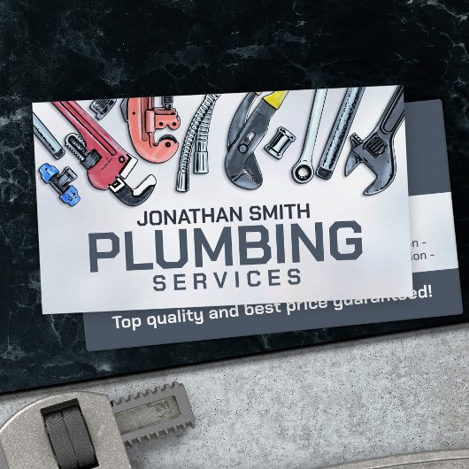 Carte De Visite Services de plomberie professionnels