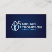 Carte De Visite Services de plomberie professionnels (Devant)