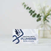 Carte De Visite Services de plomberie professionnels (Debout devant)