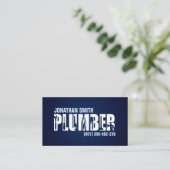 Carte De Visite Services de plomberie professionnels (Debout devant)