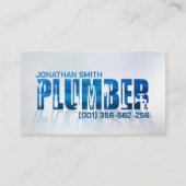 Carte De Visite Services de plomberie professionnels (Devant)