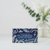 Carte De Visite Services de plomberie professionnels (Debout devant)